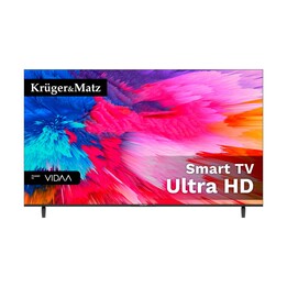Televisor inteligente Kruger&Matz de 65" UHD DVB-T2/S2 H.265 HEVC