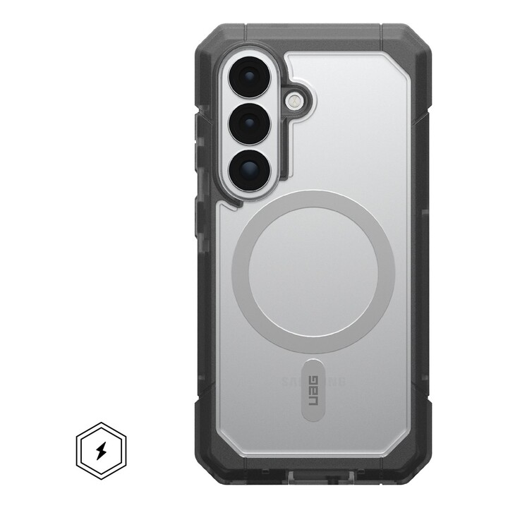 Urban Armor Gear Trooper funda para teléfono móvil 16 cm (6.3") Ceniza, Transparente
