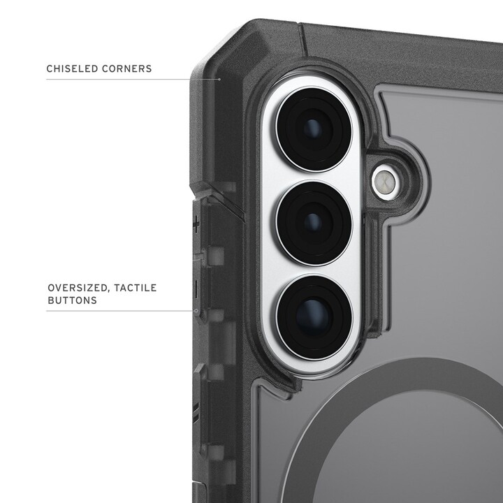 Urban Armor Gear Trooper funda para teléfono móvil 16 cm (6.3") Ceniza, Transparente