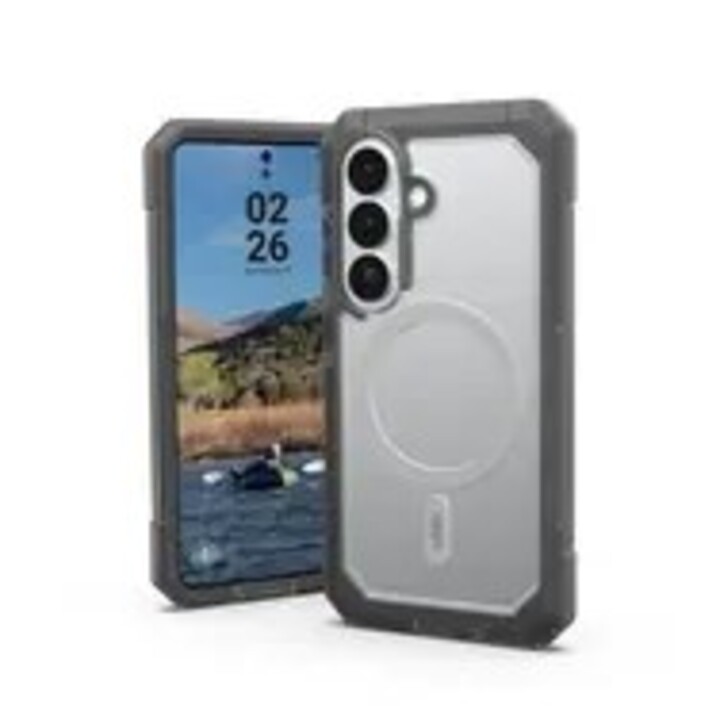 Urban Armor Gear Trooper funda para teléfono móvil 16 cm (6.3") Ceniza, Transparente