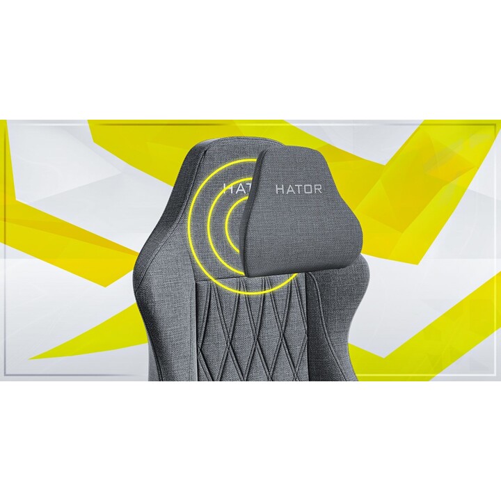 HATOR Darkside 3M Fabric Silla para videojuegos universal Negro