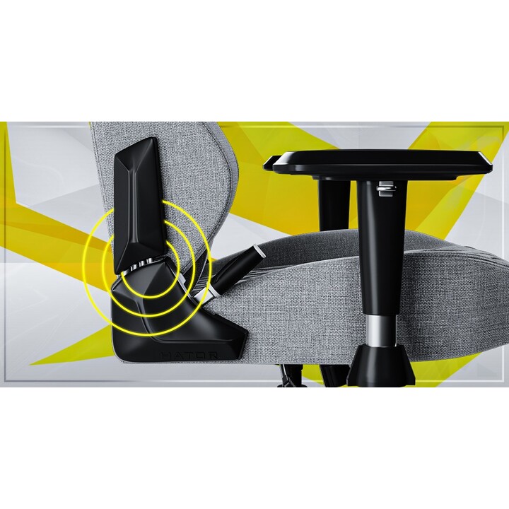 HATOR Darkside 3M Fabric Silla para videojuegos universal Negro