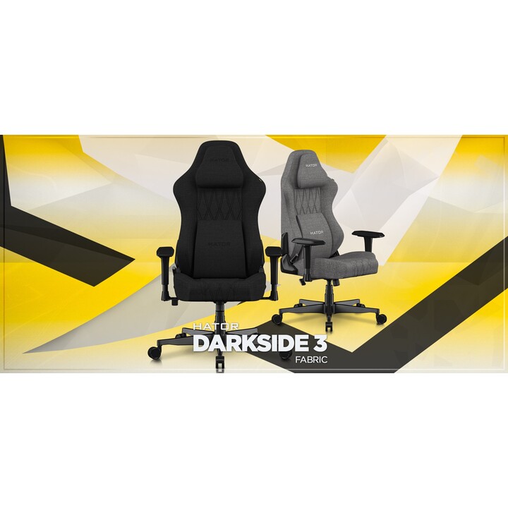 HATOR Darkside 3M Fabric Silla para videojuegos universal Negro