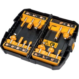 DeWALT Accesorios - Juego de herramientas de fresado de 12 piezas