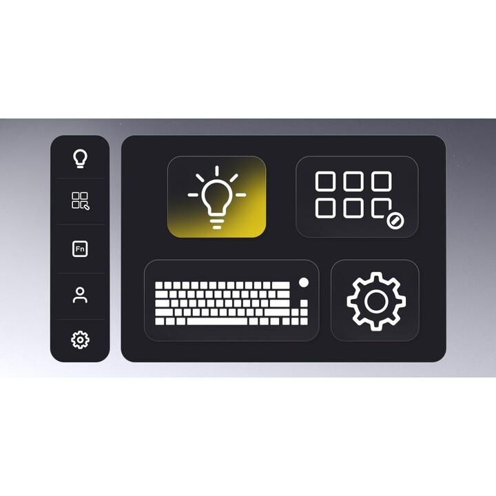 HATOR Skyfall 65 Wired Keyboard, Universal USB QWERTY English, Black