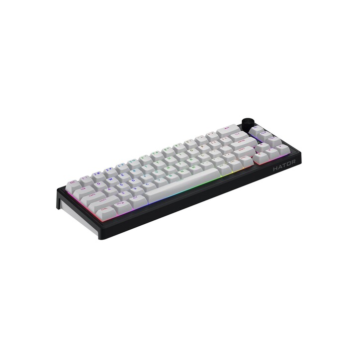 HATOR Skyfall Wireless 65 Gaming Keyboard USB + RF Wireless + Bluetooth QWERTY US English Black, White