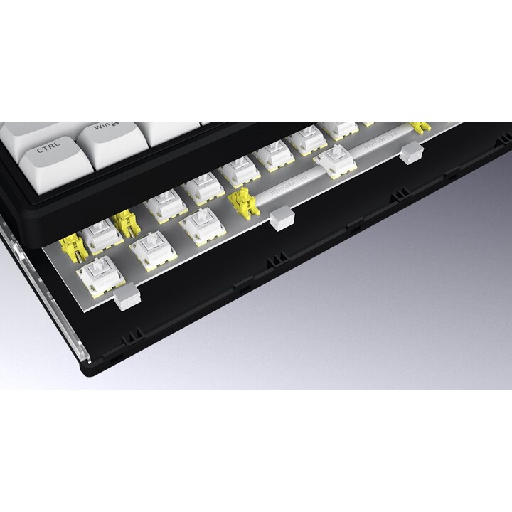HATOR Skyfall Wireless 65 Gaming Keyboard USB + RF Wireless + Bluetooth QWERTY US English Black, White