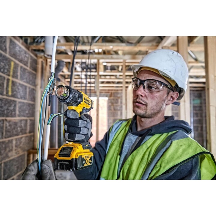DEWALT DCE530N-XJ - Pistola de Aire caliente XR 18V, 290-530 °C, Ajuste de 2 temperaturas, Luz LED