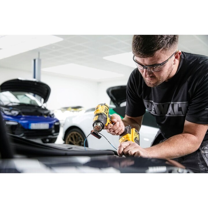 DEWALT DCE530N-XJ - 18V XR Heißluftgebläse, 290-530 °C, 2 Temperaturstufen, LED-Licht