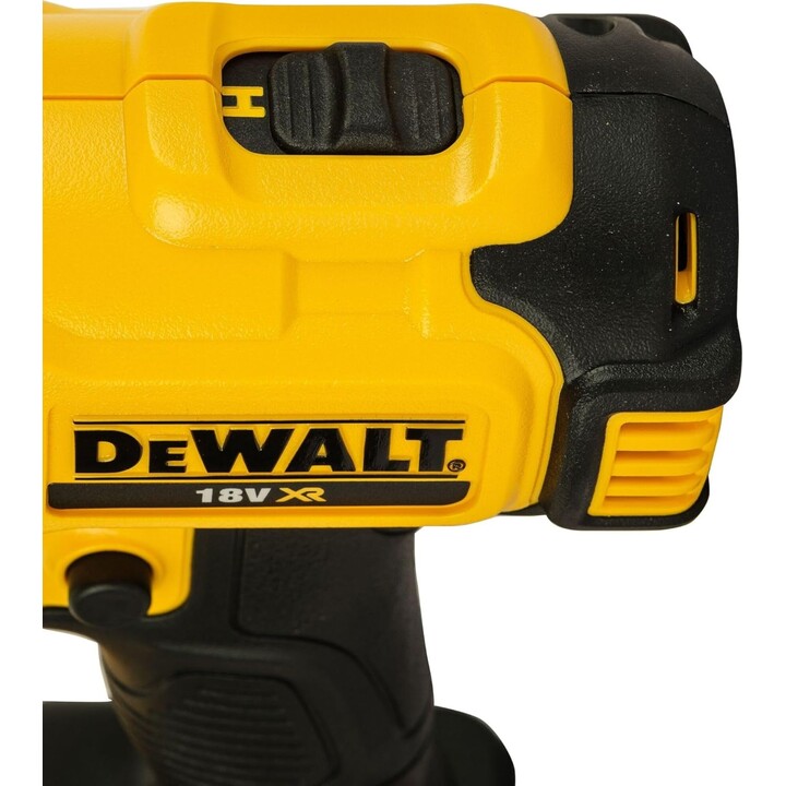 DEWALT DCE530N-XJ - 18V XR Heißluftgebläse, 290-530 °C, 2 Temperaturstufen, LED-Licht