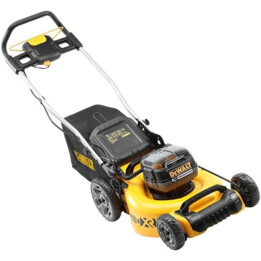 DeWalt DCMW564P2-QW, Corta-relvas sem escovas XR com 2 baterias de iões de lítio de 18V 5Ah (36V) e 48 cm de largura de corte, 1