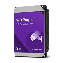 Disco rigido Western Digital WD Purple Surveillance da 8 TB/ 3,5´/ SATA III/ 256 MB