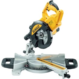 DEWALT Teleskop-Gehrungssäge 1400W 216mm + XPS