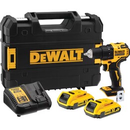 Trapano avvitatore DeWALT 18V Brushless con 2 batterie Li-Ion da 2Ah