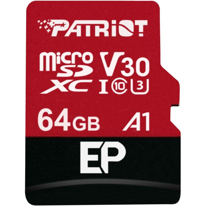 Patriot Memory Série EP microSDXC 64 Go V30 A1