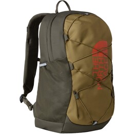 The North Face Youth Court Jester Backpack, FlexVent Suspension System and Front Bungee Compression, Cedar/New Taupe Green/Lava 