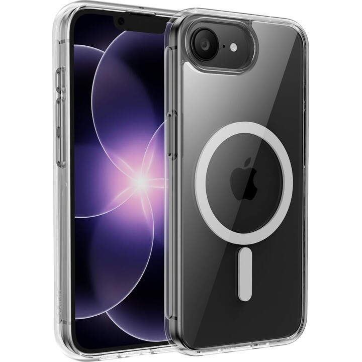 Belkin SheerForce Clear Lite Magnetic Case pour iPhone 17e et iPhone 16e, compatible avec MagSafe