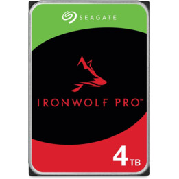 Seagate IronWolf Pro, 4 TB, HDD interno NAS classe Enterprise - CMR 3,5 pollici