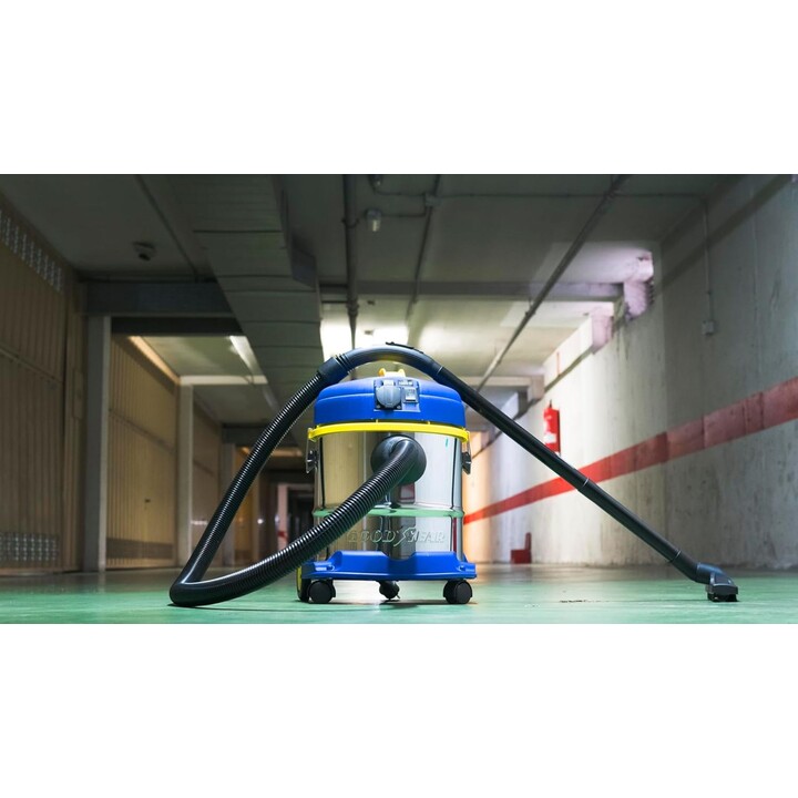 Goodyear - 1200W Wet and Dry Vacuum Cleaner, 20L Stainless Steel Tank
