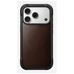 Custodia Nomad in robusta pelle per cellulare da 16 cm (6,3"), marrone
