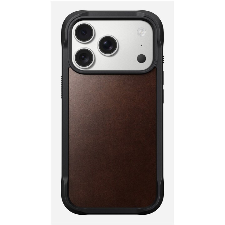 Custodia Nomad in robusta pelle per cellulare da 16 cm (6,3"), marrone