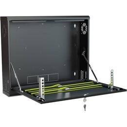 Stalflex CR19-2U-130-B armario rack CCTV vertical 19" 2U 130 mm negro