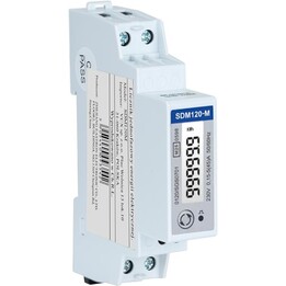 Medidor de energía monofásico con Modbus VCX bidireccional SDM120M (MID)