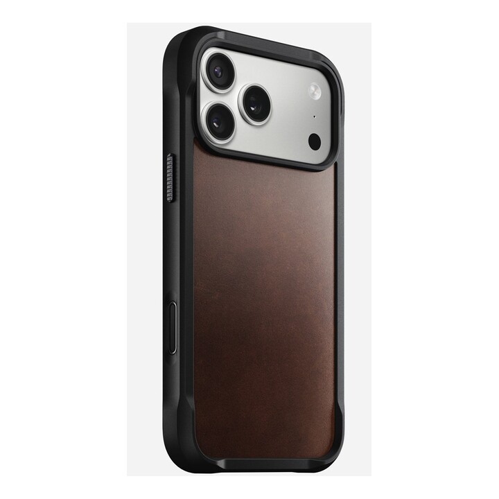 Nomad Robuste Lederhülle für 17,5 cm (6,9") Mobiltelefone, Braun