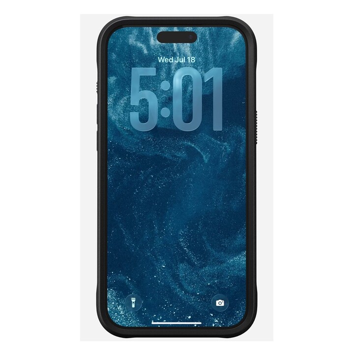 Capa de couro resistente Nomad para celular de 17,5 cm (6,9"), marrom