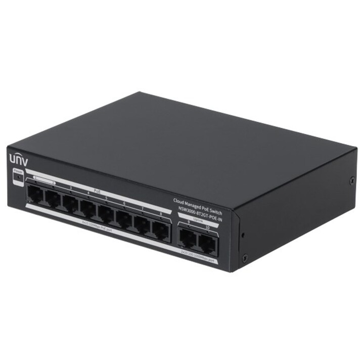 Switch UNIVIEW POE de 8 puertos NSW3000