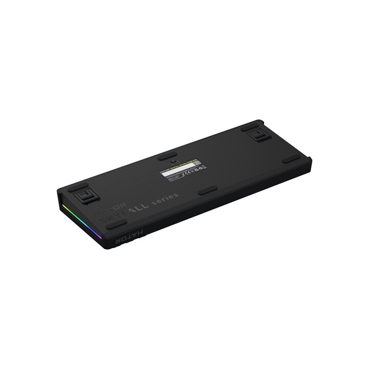Tastiera da gioco wireless HATOR Skyfall Pro 65 USB + RF Wireless + Bluetooth QWERTY US Inglese Nero, Grigio