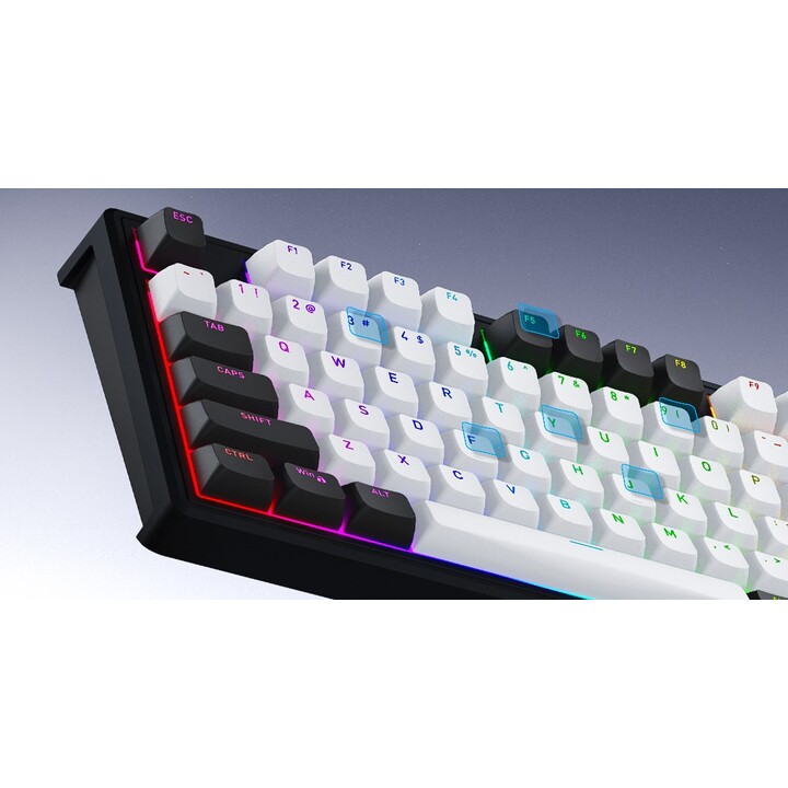 Tastiera da gioco wireless HATOR Skyfall Pro 65 USB + RF Wireless + Bluetooth QWERTY US Inglese Nero, Grigio