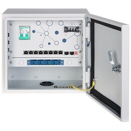 Punto de distribución de cámara externa Expert-PoE/OTD-82GSFP