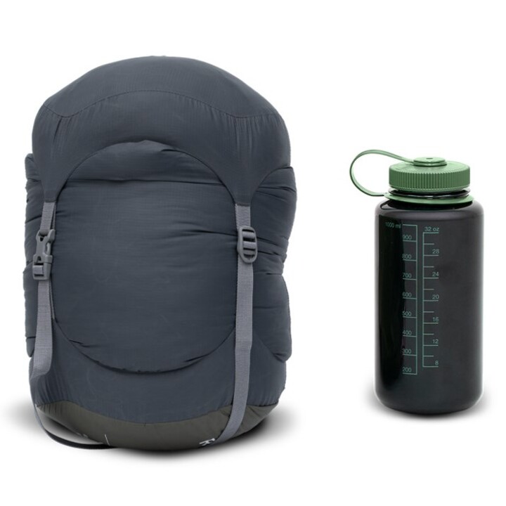 Robens Snowfall II Erwachsener Halb-rechteckiger Schlafsack Nylon, Polyester Grün