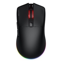 HATOR Pulsar 3 Wireless ratón Juego Ambidextro RF Wireless + Bluetooth + USB Type-C Óptico 12000 DPI
