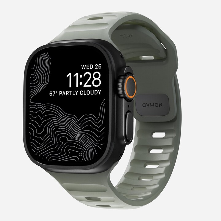 Nomad Sport Band Rock Group Gray Rubber