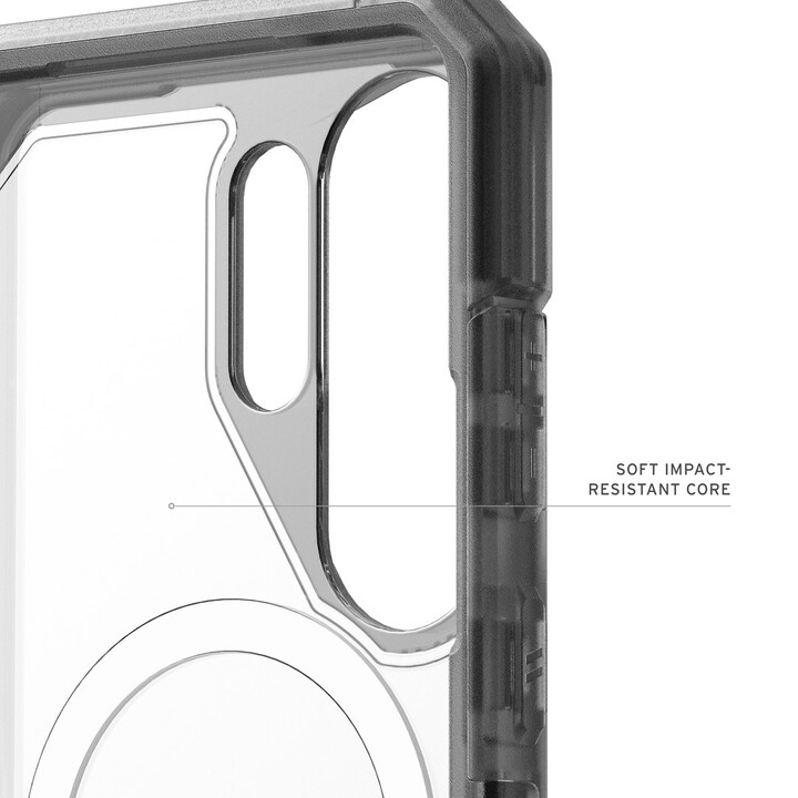 Urban Armor Gear Trooper coque de protection pour téléphones portables 17,5 cm (6.9") Housse Transparent, Cendre