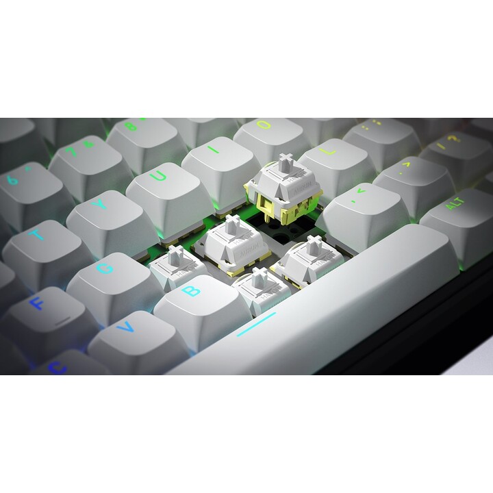 HATOR Skyfall Wireless 100 Gaming Keyboard USB + RF Wireless + Bluetooth QWERTY US English Black, White