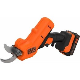 Black + Decker BCPP18D1 Tesoura de jardim eléctrica sem fios de 18V com bateria de iões de lítio