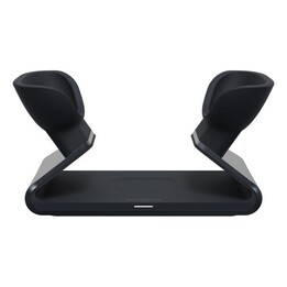mophie 401316655 Caricabatterie per dispositivi mobili, cuffie, nero, USB, wireless, per interni