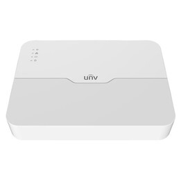 Gravador de vídeo Uniview NVR301-08LS3-P8 na cor vermelha (NVR) branca