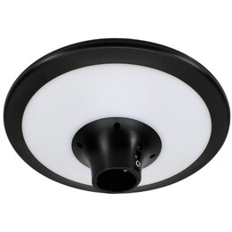 Lámpara LED solar para parques SOLUM 20W 2200LM 3000-4000K IP65 NEGRA
