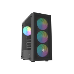 Fury SHOBO SH8F ARGB – Schwarzes Midi-Tower-PC-Gehäuse