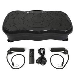 Pedana vibrante Extralink Moonwalk Spin Move per esercizi di fitness, 200 W, nera.