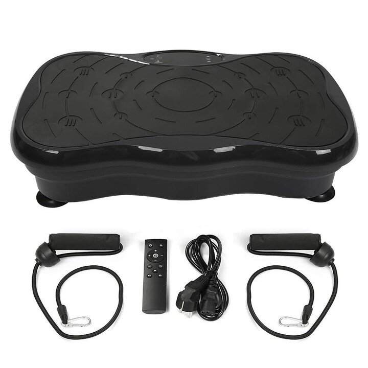 Extralink Moonwalk Spin Move vibration platform for fitness exercises, 200 W, black.