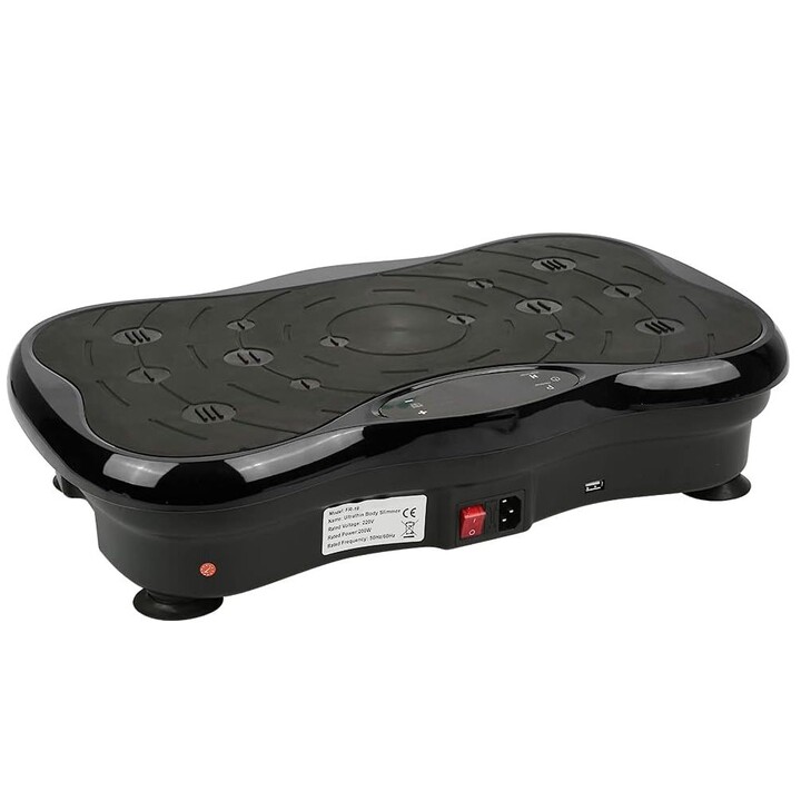 Extralink Moonwalk Spin Move vibration platform for fitness exercises, 200 W, black.