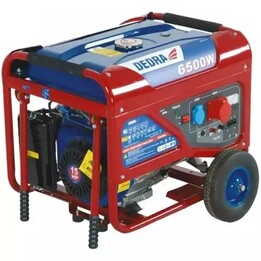 DEDRA DEGB7503K motogeneratore 6000 W 25 L Benzina Rosso