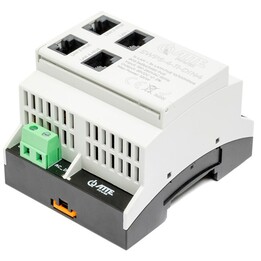 ATTE SWPS-4-11-DIN4 TH35 Rail 4-Port PoE Switch with Integrated Power Supply