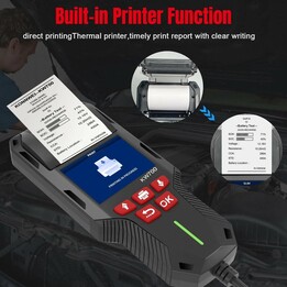 KONNWEI EM 6V/12V/24V BATTERY TESTER WITH PRINTER