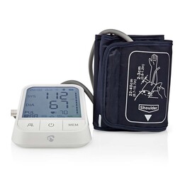 Nedis BTHBP10WT tensiómetro Antebrazo Automático 1 usuario(s)